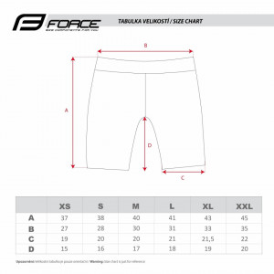 Pantaloni scurti Force Rose Lady pana la talie cu bazon, negru/roz S - Img 4
