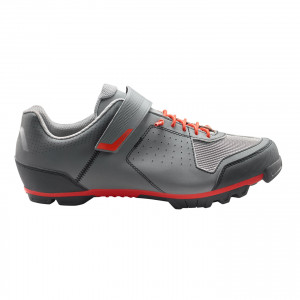 PANTOFI CICLISM CUBE MTB PEAK GREY CHERRY TOMATO 44