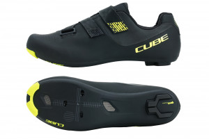 PANTOFI CICLISM CUBE SHOES RD SYDRIX BlaCK Lime 44 - Img 3