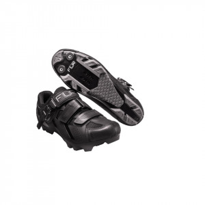 Pantofi ciclism FLR Elite MTB F-65 - Negru 47 - Img 2