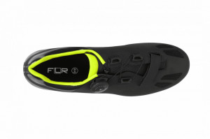 Pantofi ciclism FLR F-11 Pro Road - Negru/Galben neon 41 - Img 3