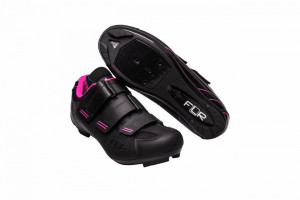 Pantofi ciclism FLR F-35 III Pro Road - Negru/Roz 38 - Img 2