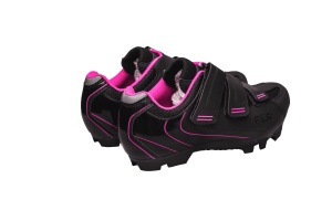 Pantofi ciclism FLR F-55 III Elite Mtb - Negru/Roz 37 - Img 5