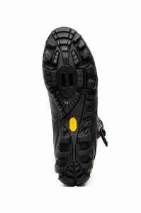 Pantofi ciclism FLR Freeride Bushmaster Pro Mtb - Negru/Rosu 45