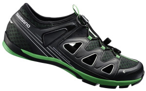 PANTOFI CICLISM SHIMANO CLICK-R SH-CT46LG BLACK/GREEN (17)
