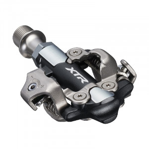 PEDALE SHIMANO XTR PD-M9100 SPD FARA CATADIOPTRII CU PLACUTE SM-SH51 AX CU 3MM MAI SCURT AMBALAT IND.