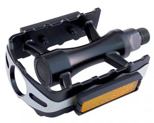 Pedale Union SP-610 1-piece aluminiu negre filet 9/16 - Img 2