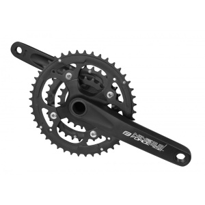 Pedalier Force Nine3.3 AL 44/32/22T 175 mm negru