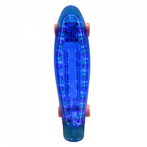Penny Board Sporter cu LED albastru - Img 1