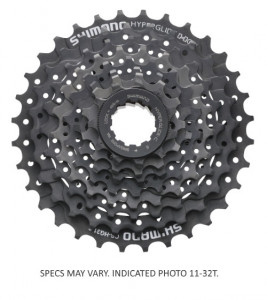 Pinioane pe caseta Shimano Altus CS-HG31, 11-34T, 8 viteze