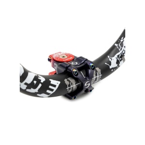 Pipa EWPM-002 31.8mm negru/rosu - Img 4