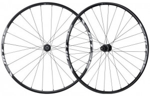 ROATA SHIMANO WH-MT15-A-275 FATA & SPATE PT. 9/10 VIT. 28H/28H SPATE QR 173MM JANTA CLINCHER NEGRU MONOTONE STICKERE PT. ROTOR CENTER LOCK AMBALAT IND.