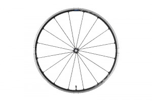 ROATA SHIMANO WH-RS500-TL-F FATA 16H OLD 100MM QR 133MM JANTA TUBELESS DARK GRAY FARA BANDA FARA PIULITA DE STRANGERE AMBALAT IND.