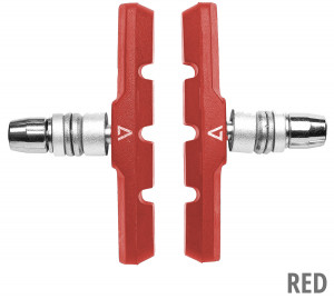 SABOTI DE FRANA CUBE ACID 1-PIECE REGULAR V BRAKE Red