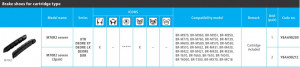 SABOTI DE FRANA SHIMANO MTB M70R2 SEVERE 2 PER.