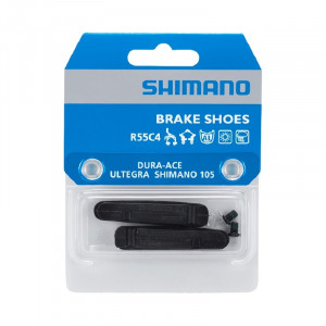 SABOTI FRANA SHIMANO BR-R8100/R8110-RS R55C4 PLACUTE SCHIMBABILE CU SURUBURI DE FIXARE (PERECHE)