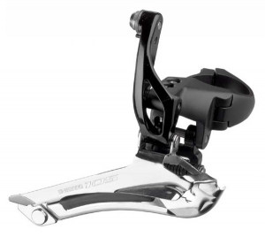 SCHIMBATOR FATA SHIMANO 105 FD-5800-L DUBLU PT. 11 VIT. PE SPATE COLIER 34.9MM INCL. TL-FD68 NEGRU AMBALAT IND.