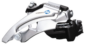 SCHIMBATOR FATA SHIMANO ALIVIO FD-M412 TRIPLU TOP SWING TRAGERE DUBLA PT. 7/8 VIT. PE SPATE COLIER 31.8MM UNGHI CS 63-66 PT. 42/48T CL 47.5/50MM VRAC