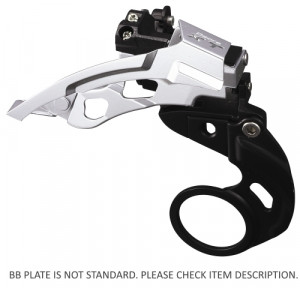 SCHIMBATOR FATA SHIMANO DEORE XT FD-M770-E E-TYPE TOP SWING TRAGERE DUBLA PT. 44T UNGHI CS 66-69 AMBALAT IND.