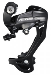SCHIMBATOR SPATE SHIMANO ALTUS RD-M370-L-SGS 9 VIT. PRINDERE DIRECTA NEGRU VRAC