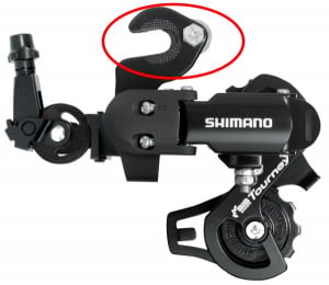SCHIMBATOR SPATE SHIMANO TOURNEY RD-FT35 6/7 VIT. SUPER SHORT CAGE TOP NORMAL PRINDERE PE AX (BMX-TRACK TYPE) AMBALAT IND.