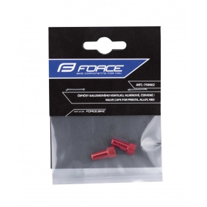 Set capace Force pentru valve tubeless presta, Rosii - Img 4