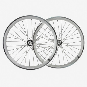 Set Roti Single Speed/Fixie SXT 700-32H 40 mm Silver