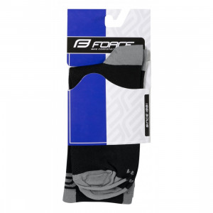 Sosete Force Long Pro Black-Grey L-XL / 42-46 - Img 4