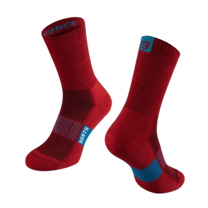 Sosete Force North red-blue S-M/36-41