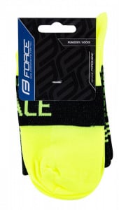 Sosete Force Trace, negru/fluo, L-XL (42-47) - Img 2