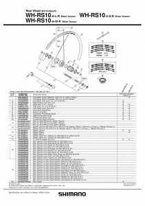 SPITA SHIMANO WH-RS10-A-L 304MM NEGRU - Img 2