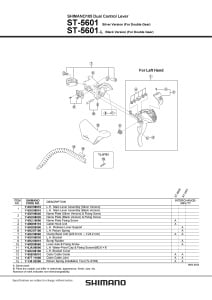 ST-5601 SHIMANO 105 MANSOANE STANGA - Img 2