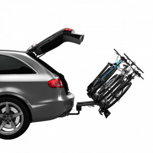 Suport 3(4) biciclete Thule VeloCompact 926 cu prindere pe carligul de remorcare + adaptorul TA9261 - Img 2