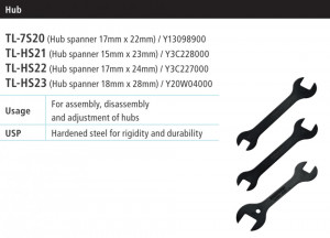 TL-7S20 CHEI BUTUC 17MM X 22MM SHIMANO (2 BUC.)