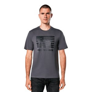 Tricou Alpinestars Flag CSF Tee Charcoal/Black XL