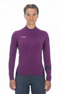 TRICOU CICLISM CUBE BLACKLINE WS JERSEY L/S VIOLET M (38) - Img 2