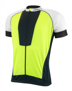 Tricou ciclism Force Air negru/alb/fluo S - Img 2