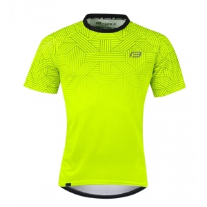 Tricou ciclism Force City Fluo/Black XS - Img 4