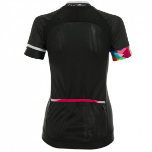 Tricou Ciclism FUNKIER Nugola-2 Pro Women (S/S) - Black/Multicolor S - Img 3