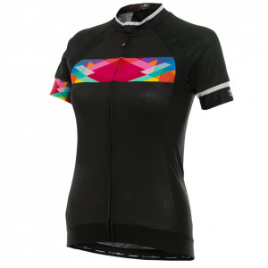 Tricou Ciclism FUNKIER Nugola-2 Pro Women (S/S) - Black/Multicolor XL - Img 2