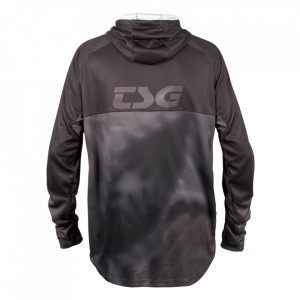 Tricou Ciclism TSG Trackz (L/S) - Black M - Img 2