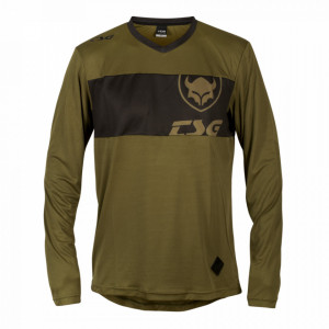 Tricou Ciclism TSG Waft (L/S) - Olive M - Img 2
