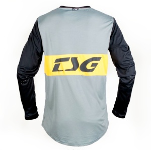 Tricou Ciclism TSG Walf (L/S) - Grey Black XL - Img 4