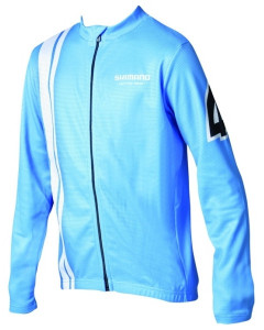 TRICOU COPII DE IARNA CU MANECA LUNGA CYAN BLUE SHIMANO