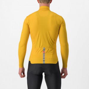 Tricou cu maneca lunga Castelli PRO Thermal Mid LS, Galben, XL - Img 2