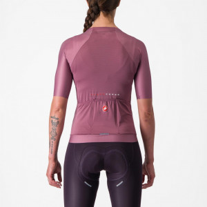 Tricou cu maneca scurta Castelli Aero PRO 7.0 W, de dama, Mov, XS - Img 2