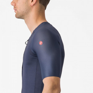 Tricou cu maneca scurta Castelli Aero Race 7.0, Indigo, M - Img 6