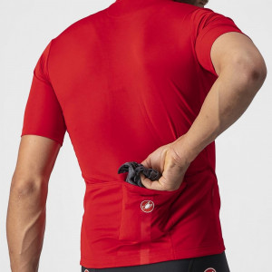 Tricou cu maneca scurta Castelli Classifica, pentru barbati, rosu, L - Img 2