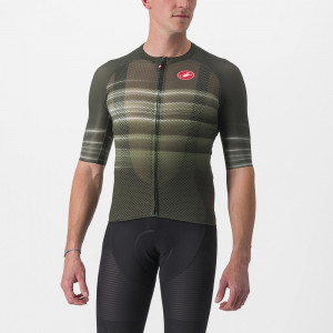 Tricou cu maneca scurta Castelli Climbers 3.0 SL2, Kaki, M
