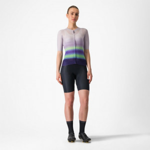Tricou cu maneca scurta Castelli Climbers 4.0 W, de dama, Violet/Vernil/Mov, S - Img 8